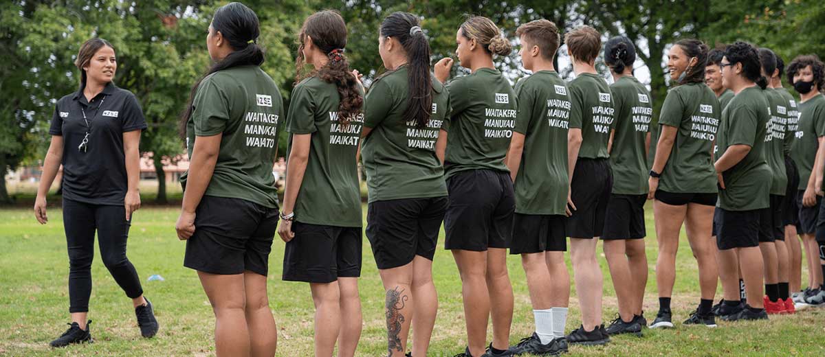 Military Prep Students in Training NZSE