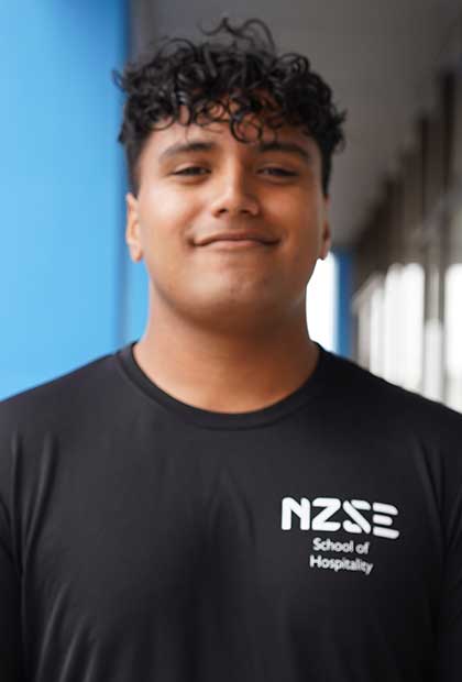 Young male student graduate NZSE
