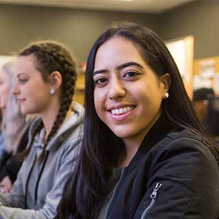 Young female student in classroom NZSE