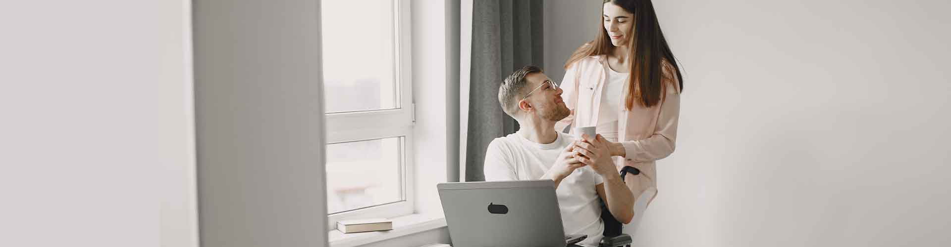 Couple working from home NZSE