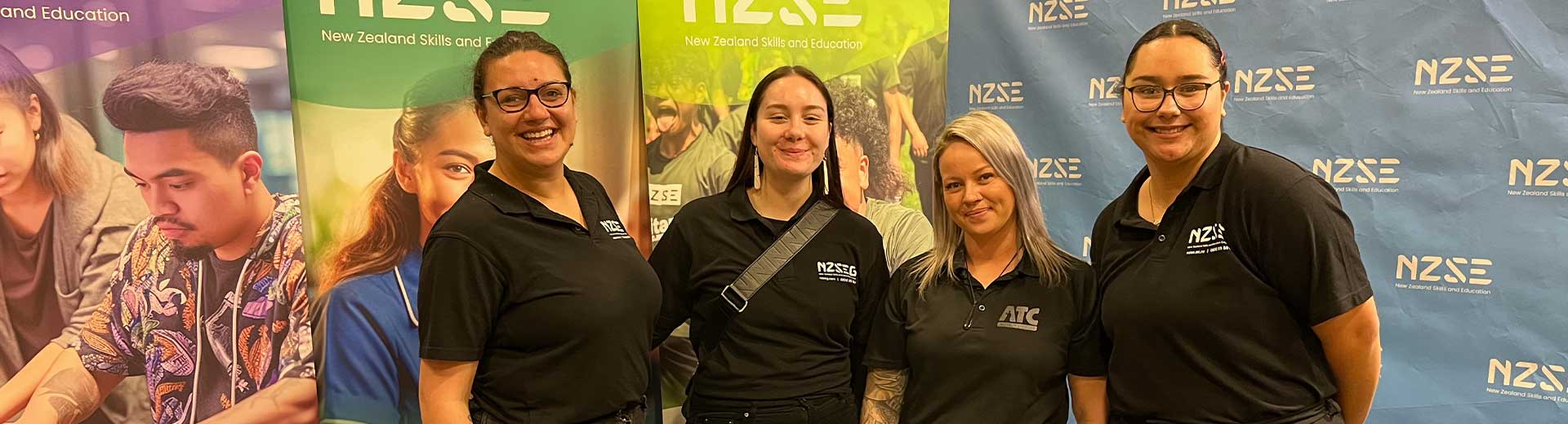 Staff at NZSE expo 2024 NZSE
