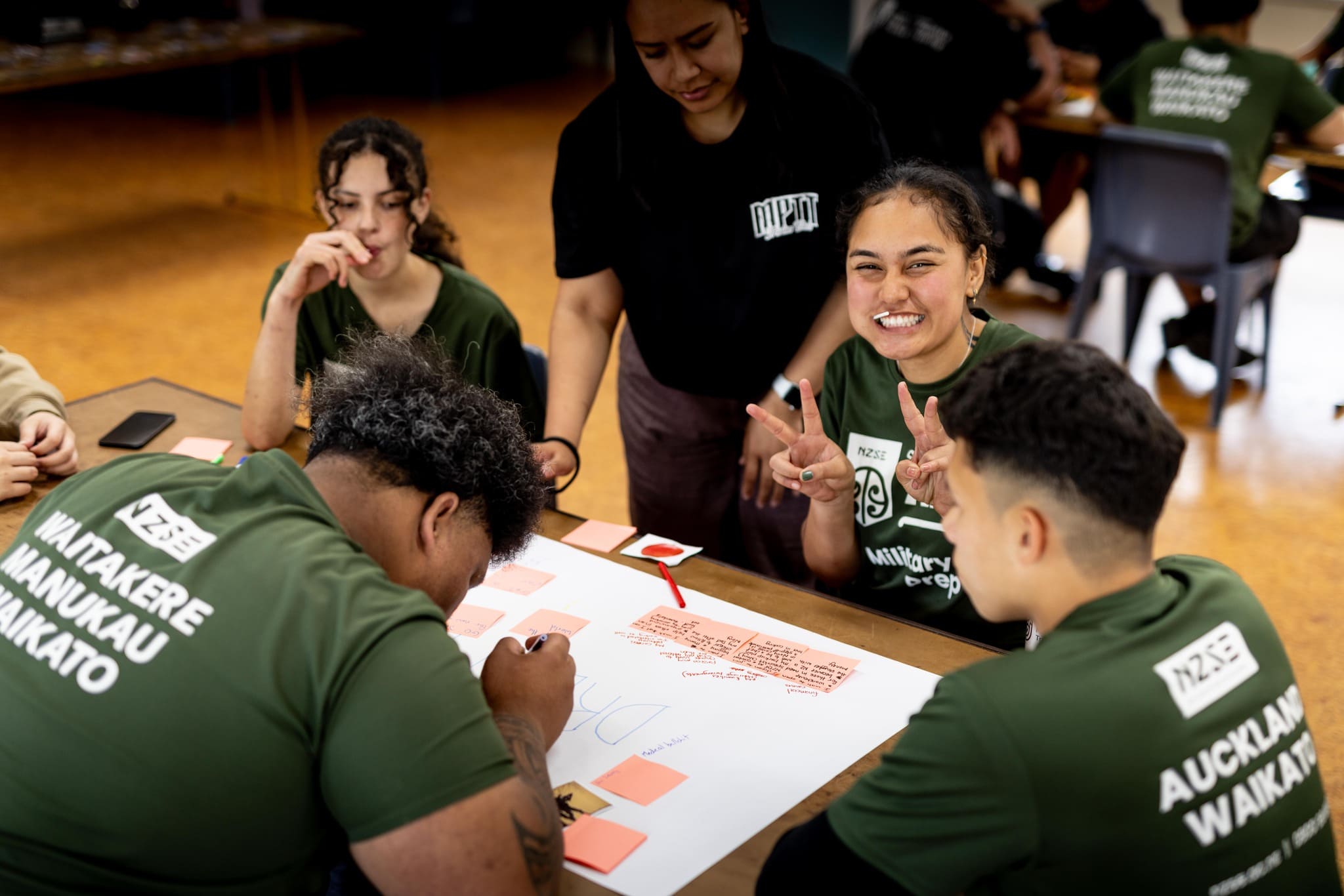 Military Students group challenge NZSE