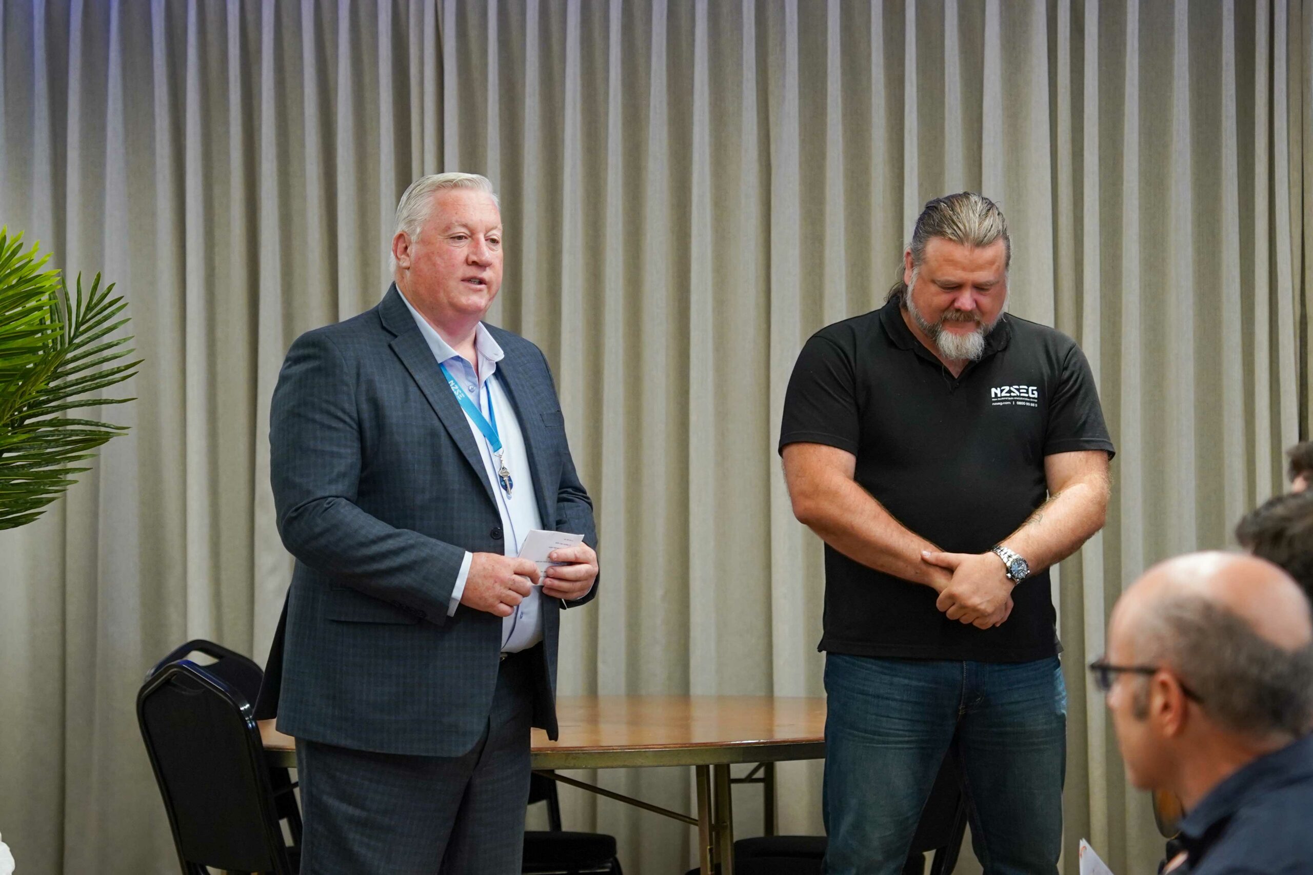 Staff presenting NZSE