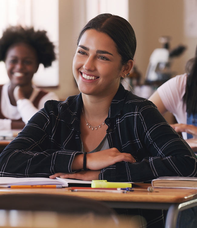 Student at desk NZSE