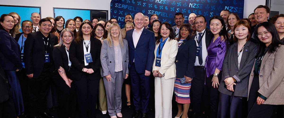 Prime Minister Luxon and NZSEG Team